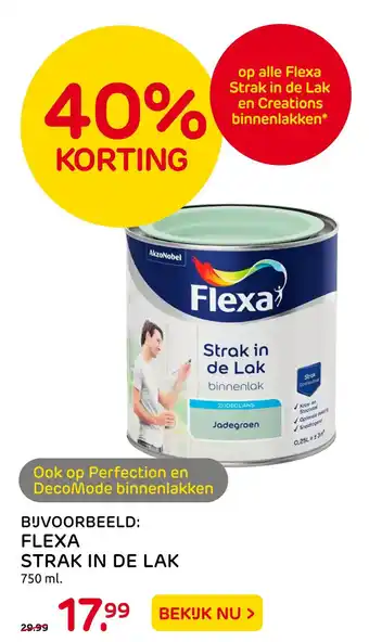 Praxis Flexa strak in de lak aanbieding