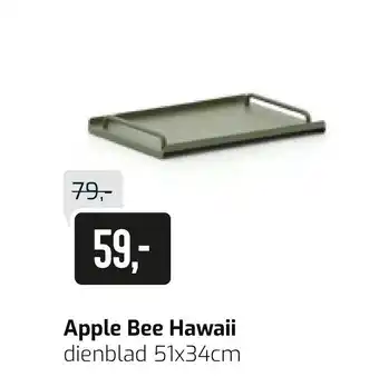 Kees Smit Apple bee hawaii dienblad 51x34cm aanbieding