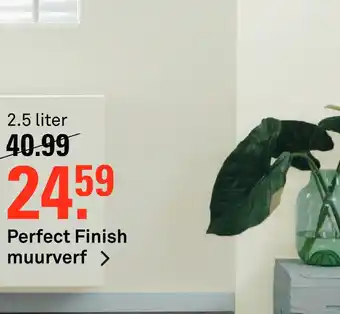 Karwei Perfect finish muurverf 2.5 liter aanbieding