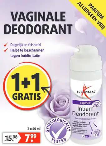 Lucovitaal Vaginale deodorant aanbieding