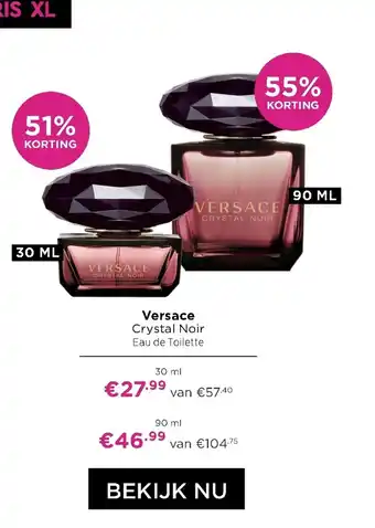 ICI Paris XL Versace Crystal Noir 30 ml aanbieding