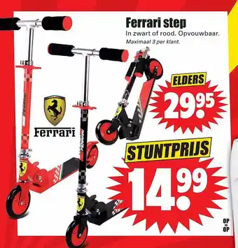 Dirk Ferrari step aanbieding