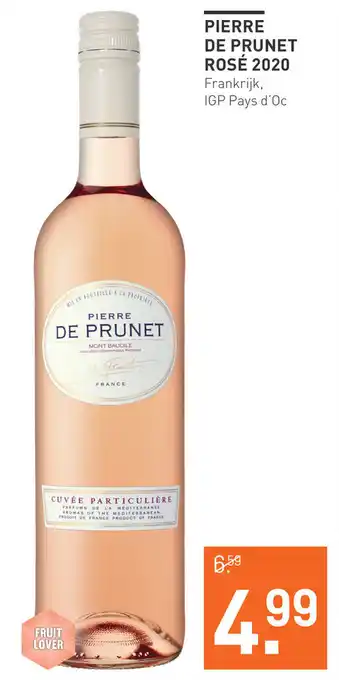 Gall & Gall Pierre de Prunet Rose 2020 750ml aanbieding