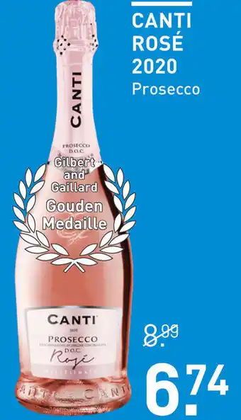 Gall & Gall Canti Prosecco Rose 2020 aanbieding