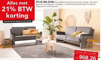 Woonsquare 22+2 zits avila aanbieding