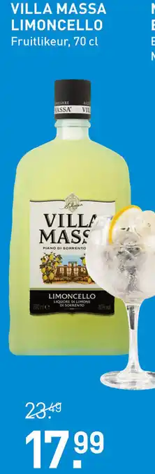 Gall & Gall Villa Massa Limoncello 700ml aanbieding