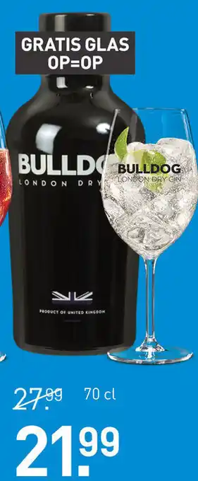 Gall & Gall Bulldog London Dry Gin 700ml aanbieding