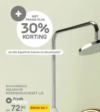 Praxis Aquavive regendoucheset liz aanbieding