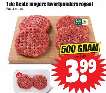 Dirk 1 de beste magere kwartponders royaal 500 gram aanbieding