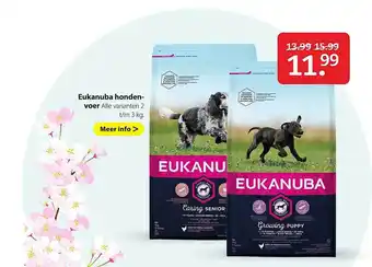 Boerenbond Eukanuba hondenvoer aanbieding