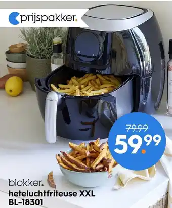 Blokker Blokker Heteluchtfriteuse XXL BL-18301 aanbieding