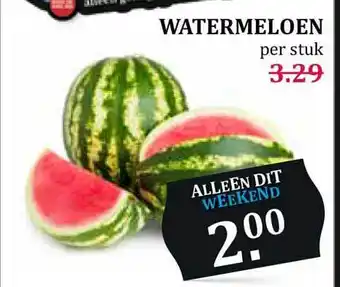 Boon`s Markt Watermeloen aanbieding