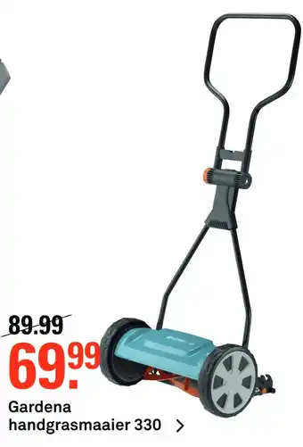 Karwei Gardena handgrasmaaier 330 aanbieding