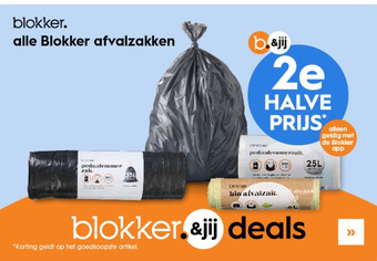 Blokker Afvalzakken aanbieding