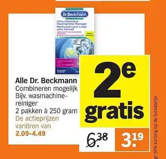 Albert Heijn Alle dr. beckmann aanbieding