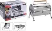 Bol.com BBQ Collection Houtskoolbarbecue - Cilinder - Chroom aanbieding