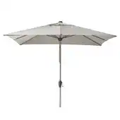 GAMMA Parasol Ibiza Wit Vierkant Ã250 cm aanbieding