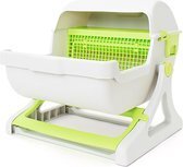 Bol.com Eyzo Zelfreinigende Kattenbak Lime Groen - 50x50x46 cm - Toilet voor Katten aanbieding