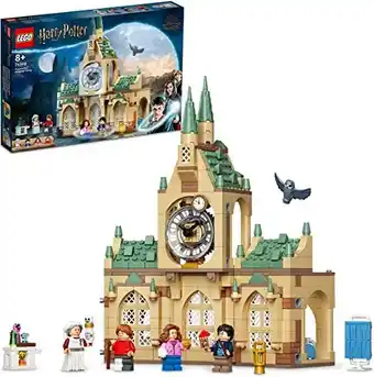 Amazon LEGO 76398 Harry Potter Zweinstein Ziekenhuisvleugel kasteel set met klokkentoren, bouw... aanbieding