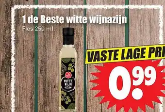 Dirk 1 de beste witte wijnazijn 250 ml aanbieding