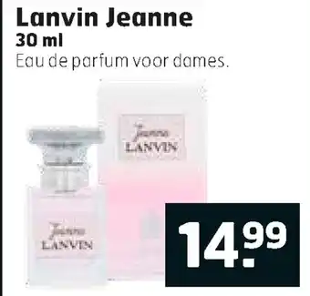 Trekpleister Lanvin Jeanne edp 30ml aanbieding