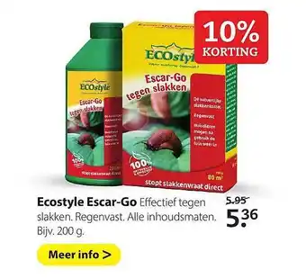 Boerenbond Ecostyle escar-go aanbieding