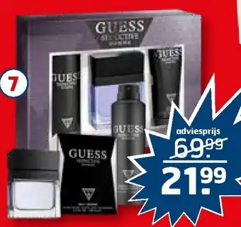 Trekpleister Guess geschenkset Seductive Men aanbieding