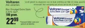 Drogist Bewust Beter Voltaren emulgel extra sterk 2,32% gel 100 gram aanbieding