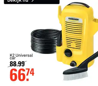 Karwei K2 universal car aanbieding