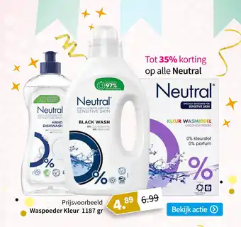 Plein.nl Tot 35% korting op alle Neutral aanbieding