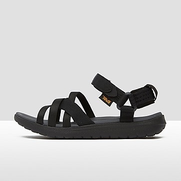 Teva sanborn outdoor sandalen zwart dames aanbieding bij Perry Sport