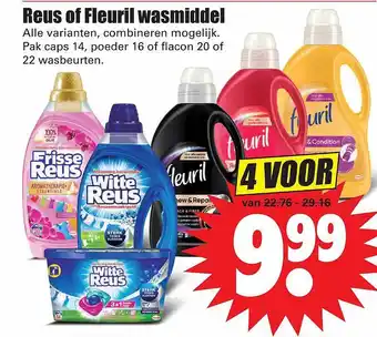 Dirk Reus of fleuril wasmiddel aanbieding