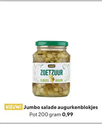 Jumbo Jumbo Salade Augurkenblokjes 200g aanbieding