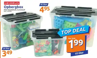 Action Opbergbox 10 liter aanbieding