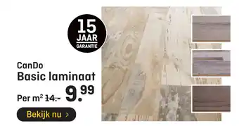 Hubo CanDo Basic laminat aanbieding