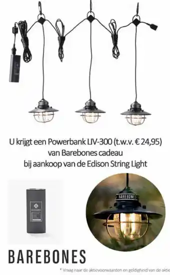 Kampeerwereld Hendriks Powerbank LIV-300 aanbieding