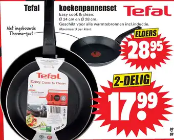 Dirk Tefal koekenpannenset aanbieding