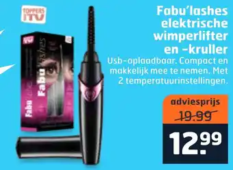 Trekpleister Fabu'lashes elektrische wimperlifter en -kruller aanbieding