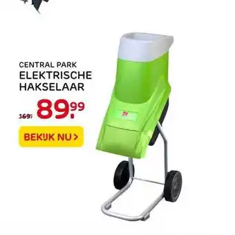 Praxis Central Park Elektrische Hakselaar aanbieding