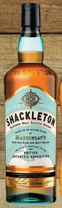 Gall & Gall Shackleton blended malt 70CL whisky aanbieding