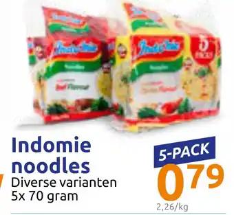 Action Indomie 1 noodles 70gram aanbieding