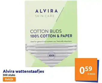 Action Alvira wattenstaafjes aanbieding