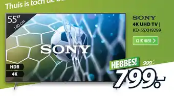 Expert Sony 4k uhd tv aanbieding