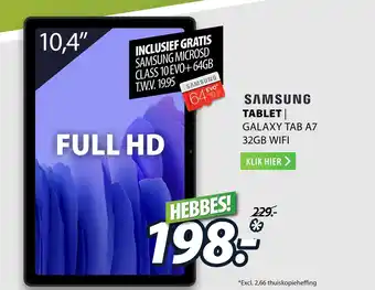 Expert Samsung tablet | galaxy tab a7 aanbieding