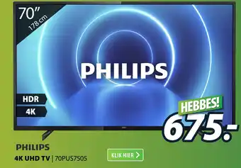 Expert Philips 4k uhd tv aanbieding