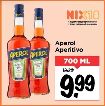 Vomar Voordeelmarkt Aperol aperitivo 700ml aanbieding