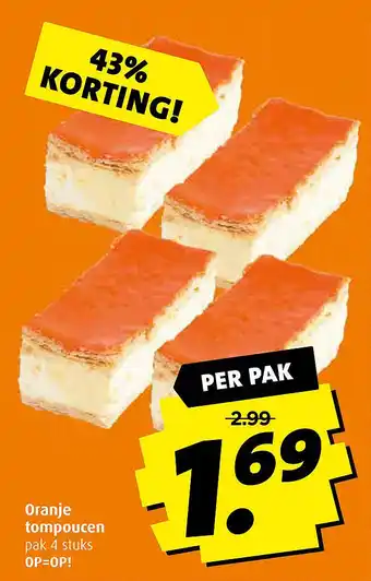 Boni Oranje tompoucen aanbieding