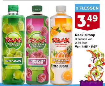 Hoogvliet Raak siroop aanbieding