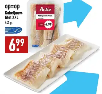 ALDI Kabeljauw- filet XXL 440g aanbieding