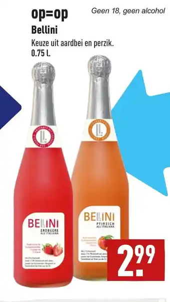 ALDI Bellini aanbieding